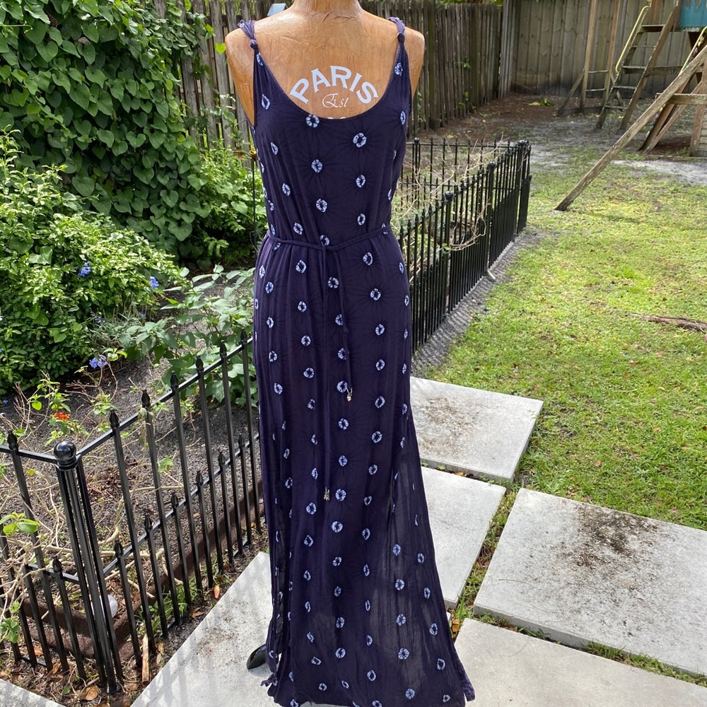 H&M Navy maxi/ or cover up